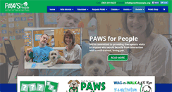Desktop Screenshot of pawsforpeople.org